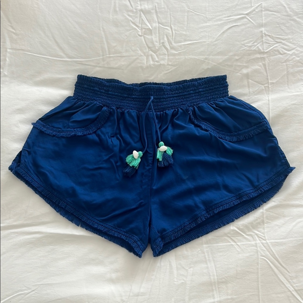 Japna Navy Blue Shorts Lightweight Drawstring